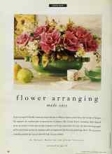 Better Homes & Gardens March 1996 Magazine Article: Flower Arranging Made Easy