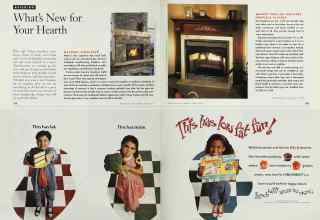 Better Homes & Gardens March 1996 Magazine Article: What's New for Your Hearth