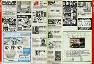 Better Homes & Gardens March 1996 Magazine Article: The Shopper's Mart