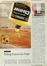 Better Homes & Gardens April 1996 Magazine Article: Picking Patterns for Walls