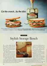 Better Homes & Gardens April 1996 Magazine Article: Stylish Storage Bench