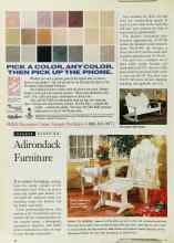 Better Homes & Gardens April 1996 Magazine Article: Adirondack Furniture