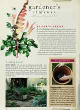 Better Homes & Gardens April 1996 Magazine Article: TEST garden TIP
