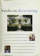 Better Homes & Gardens April 1996 Magazine Article: Hands-on decorating