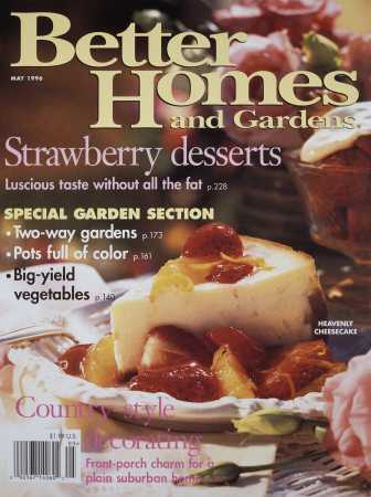 Better Homes & Gardens May 1996 Magazine Cover