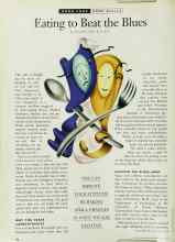 Better Homes & Gardens May 1996 Magazine Article: Eating to Beat the Blues