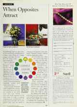 Better Homes & Gardens May 1996 Magazine Article: When Opposites Attract