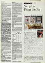Better Homes & Gardens May 1996 Magazine Article: Samplers From the Past