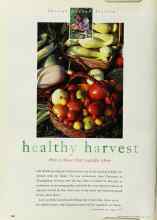 Better Homes & Gardens from 1996 | Healthy harvest