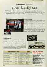 Better Homes & Gardens May 1996 Magazine Article: Your family car