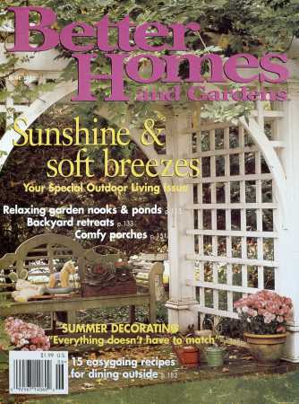 Better Homes & Gardens June 1996 Magazine Cover