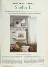 Better Homes & Gardens June 1996 Magazine Article: Shelve It