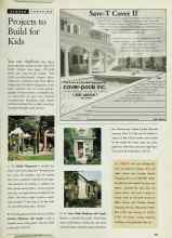 Better Homes & Gardens June 1996 Magazine Article: Projects to Build for Kids