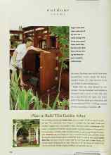 Better Homes & Gardens June 1996 Magazine Article: Plans to Build This Garden Arbor