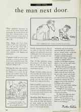 Better Homes & Gardens June 1996 Magazine Article: the man next door