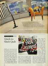 Better Homes & Gardens July 1996 Magazine Article: Quick-to-Stitch Quilt