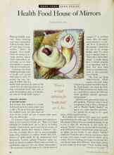 Better Homes & Gardens July 1996 Magazine Article: Health Food House of Mirrors