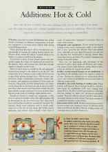 Better Homes & Gardens July 1996 Magazine Article: Additions: Hot & Cold