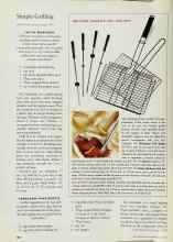 Better Homes & Gardens July 1996 Magazine Article: GRILLING GADGETS YOU CAN BUY