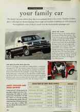 Better Homes & Gardens July 1996 Magazine Article: your family car