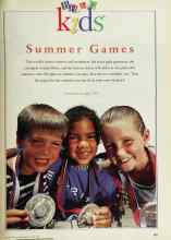 Better Homes & Gardens July 1996 Magazine Article: Summer Games
