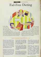 Better Homes & Gardens August 1996 Magazine Article: Fad-Free Dieting