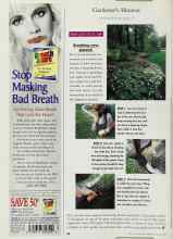 Better Homes & Gardens August 1996 Magazine Article: TEST garden TIP
