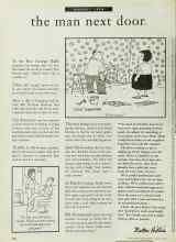 Better Homes & Gardens August 1996 Magazine Article: The man next door