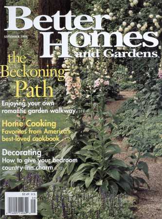 Better Homes & Gardens September 1996 Magazine Cover
