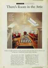 Better Homes & Gardens September 1996 Magazine Article: There's Room in the Attic