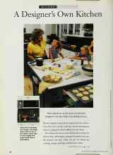 Better Homes & Gardens September 1996 Magazine Article: A Designer's Own Kitchen