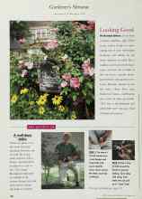 Better Homes & Gardens September 1996 Magazine Article: A well-done stake