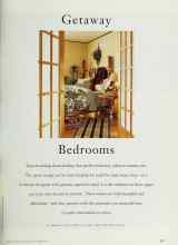 Better Homes & Gardens September 1996 Magazine Article: Getaway Bedrooms