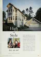 Better Homes & Gardens September 1996 Magazine Article: High on Style