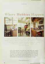 Better Homes & Gardens October 1996 Magazine Article: Where Hobbies Happen