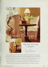 Better Homes & Gardens October 1996 Magazine Article: Small Changes