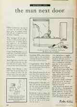 Better Homes & Gardens October 1996 Magazine Article: The man next door