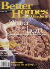 Better Homes & Gardens October 1996 Magazine Cover