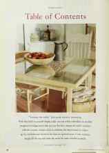 Better Homes & Gardens November 1996 Magazine Article: Table Of Contents