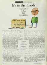 Better Homes & Gardens November 1996 Magazine Article: It's in the Cards