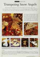 Better Homes & Gardens November 1996 Magazine Article: Trumpeting Snow Angels