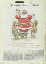 Better Homes & Gardens December 1996 Magazine Article: Chocolate Sanity Clause
