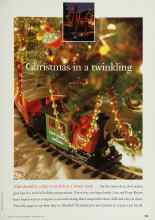 Better Homes & Gardens December 1996 Magazine Article: Christmas in a twinkling