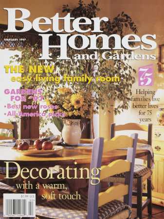 Better Homes & Gardens February 1997 Magazine Cover