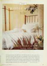 Better Homes & Gardens February 1997 Magazine Article: Winter whites