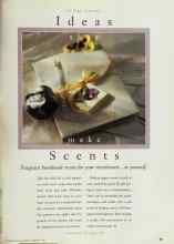Better Homes & Gardens February 1997 Magazine Article: Ideas that make Scents