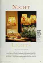 Better Homes & Gardens February 1997 Magazine Article: NIGHT LIGHTS ...