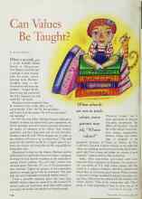Better Homes & Gardens March 1997 Magazine Article: Can Values Be Taught?