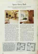 Better Homes & Gardens March 1997 Magazine Article: Space-Savvy Bath