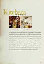 Better Homes & Gardens March 1997 Magazine Article: Kitchens then & now
